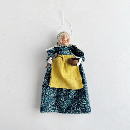 Handmade Kitchen Witch Hanging Figure