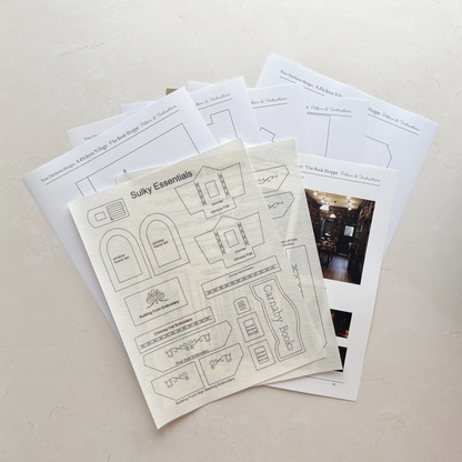 Book Shoppe Digital Pattern + Mailed Pre-Printed Pattern Sheets
