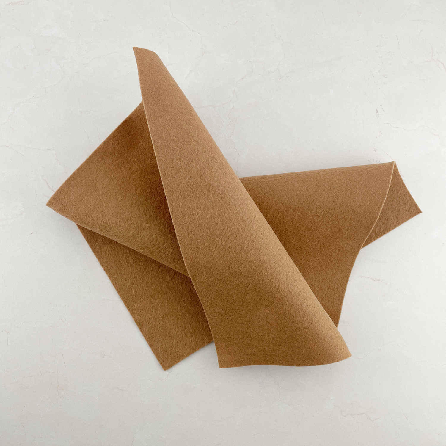 Café au Lait Wool Blend Felt