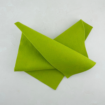Citron Wool Blend Felt