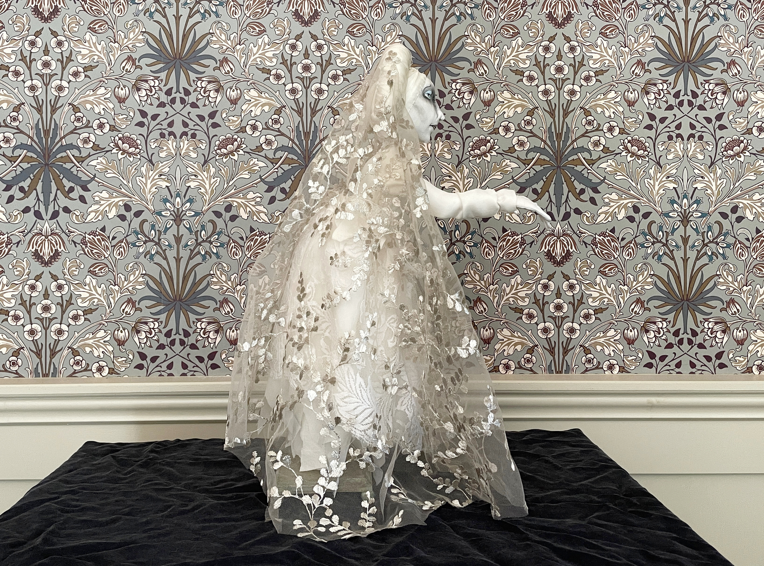 One of a Kind Handmade Halloween Ghost Doll Cordelia