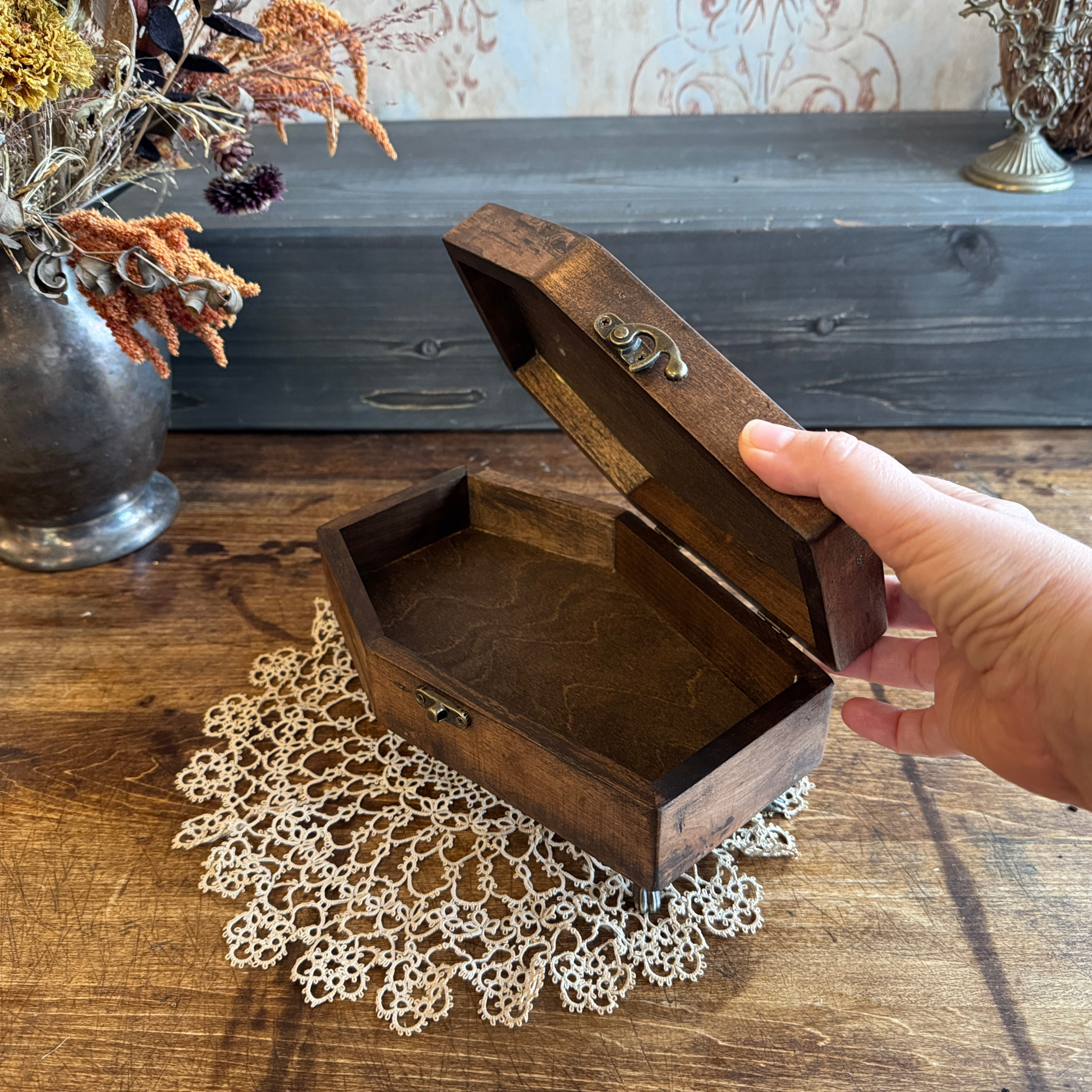 Handmade Wooden Coffin