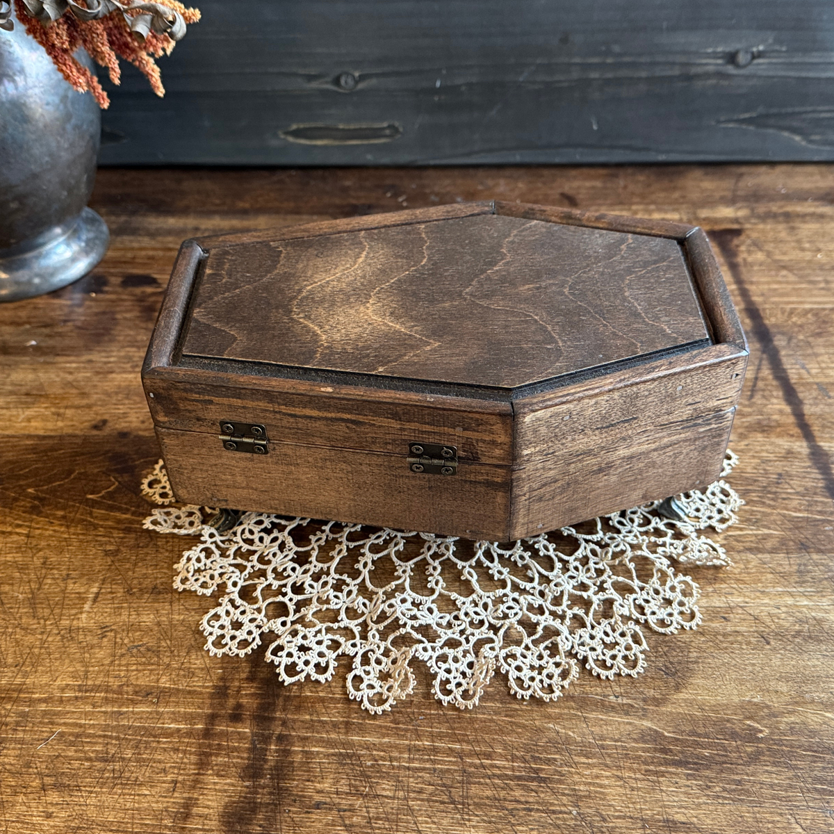 Handmade Wooden Coffin