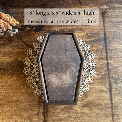 Handmade Wooden Coffin