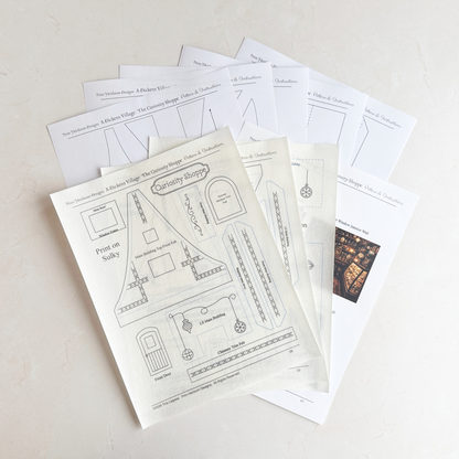 Curiosity Shoppe Mailed Printed Pattern Sheets