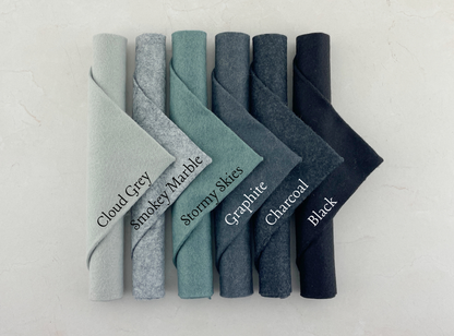 Wool Blend Felt Sheets Swatch Cards