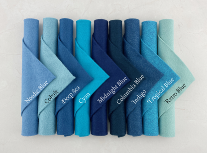 Wool Blend Felt Sheets Swatch Cards