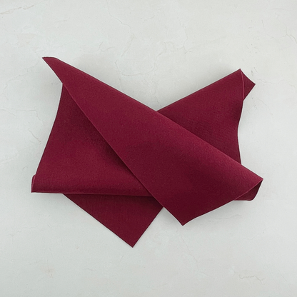 Garnet Wool Blend Felt