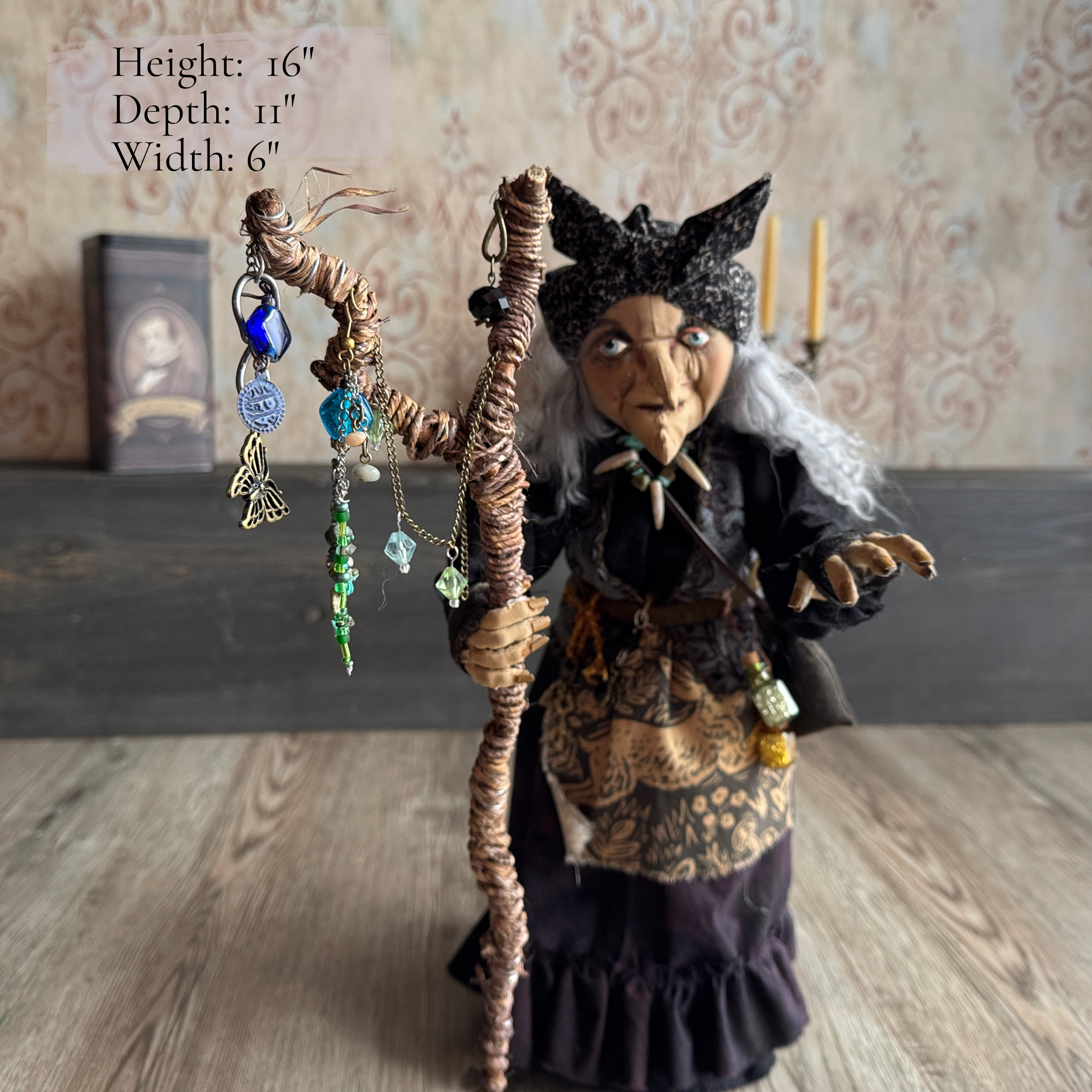 Old Hag of the Woods; a Woodland Witch or Gypsy Figure