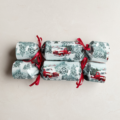 Heirloom Christmas Crackers – Large Reusable Fabric Crackers with Snaps | Handmade British Christmas Tradition