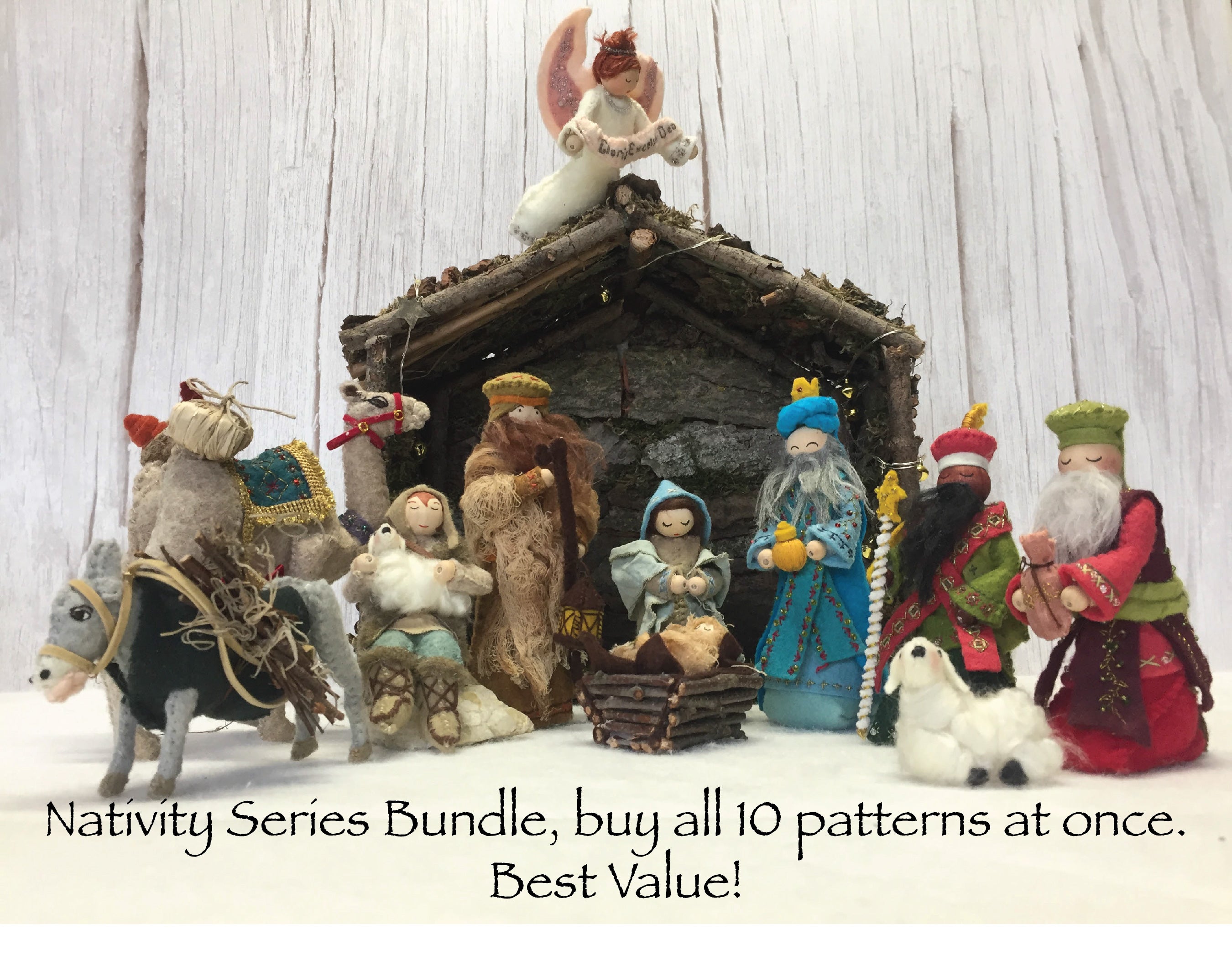 Christmas Nativity Series Pattern Bundle