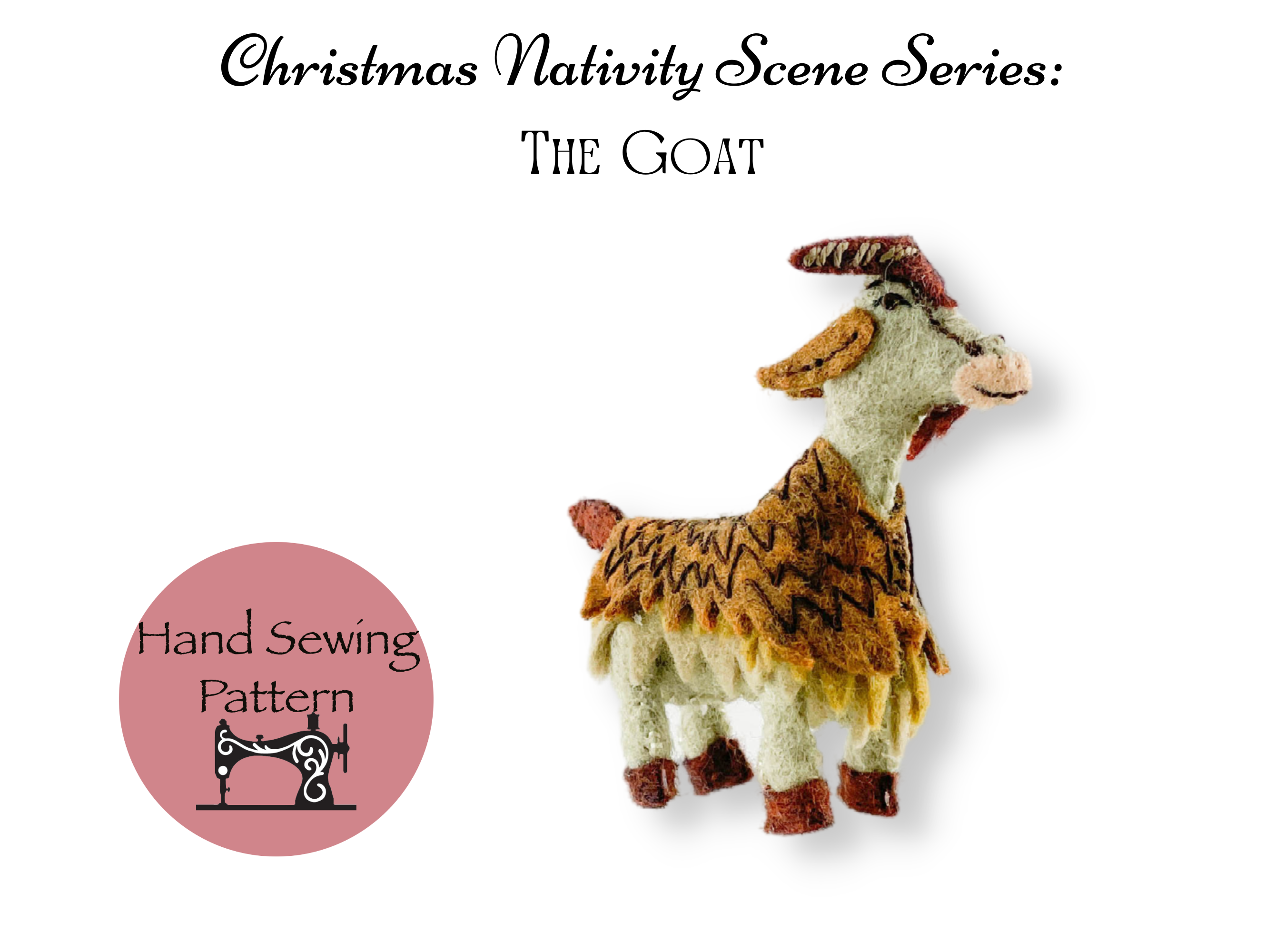 Nativity Scene Series PDF Pattern The Goat