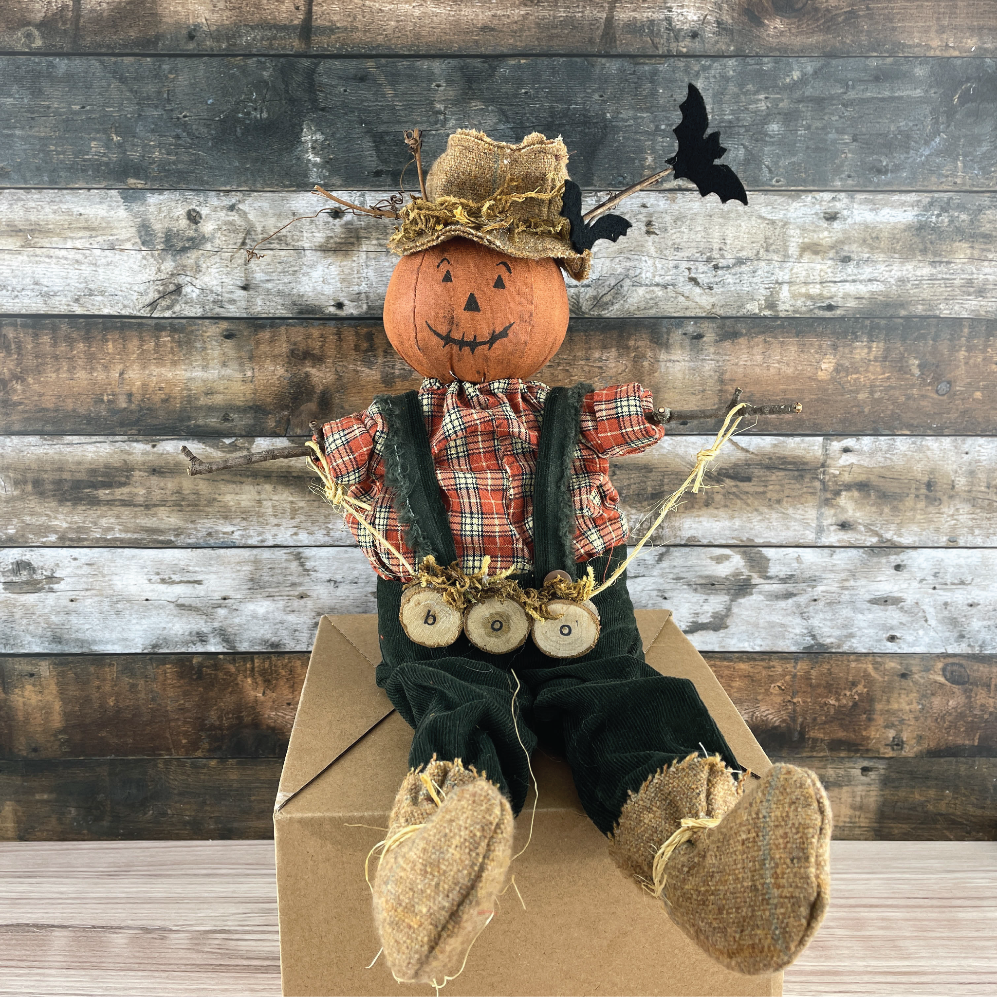 Bastian Boo Decorative Scarecrow Pumpkin Doll EPattern