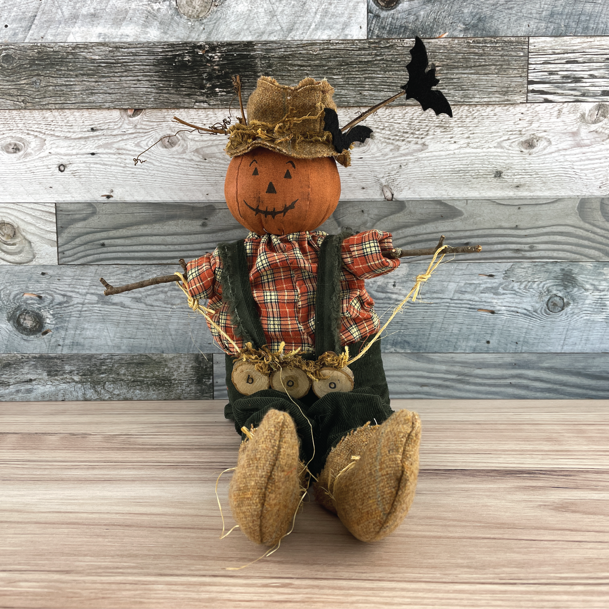 Bastian Boo Decorative Scarecrow Pumpkin Doll EPattern