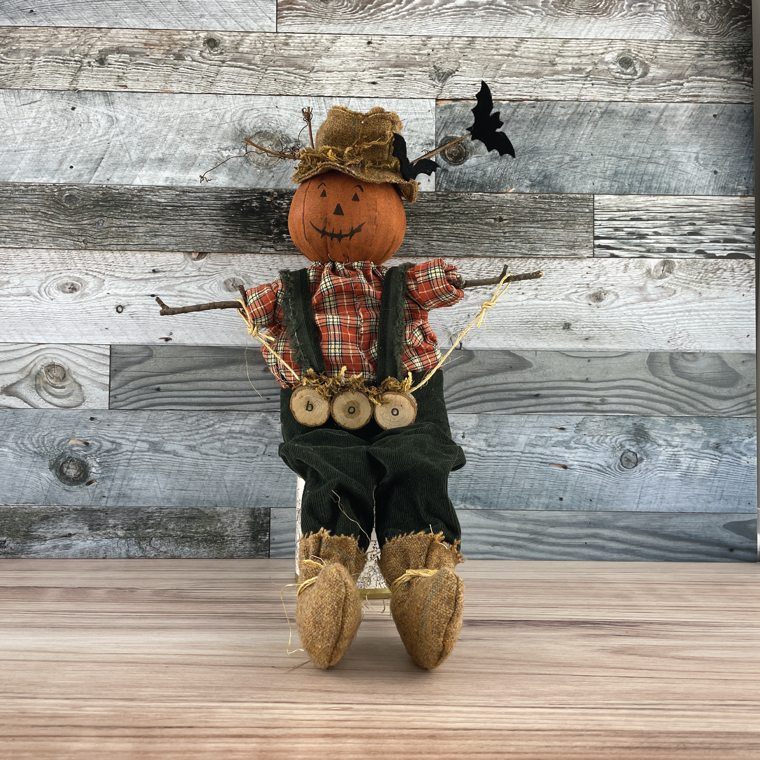 Bastian Boo Decorative Scarecrow Pumpkin Doll EPattern