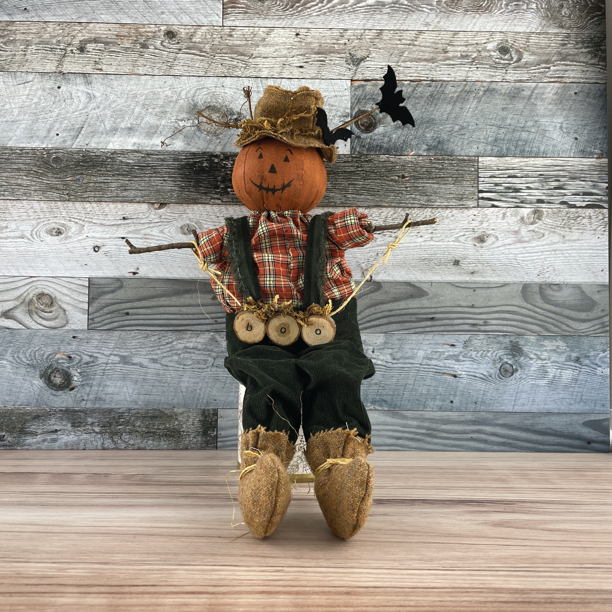 Bastian Boo Decorative Scarecrow Pumpkin Doll EPattern