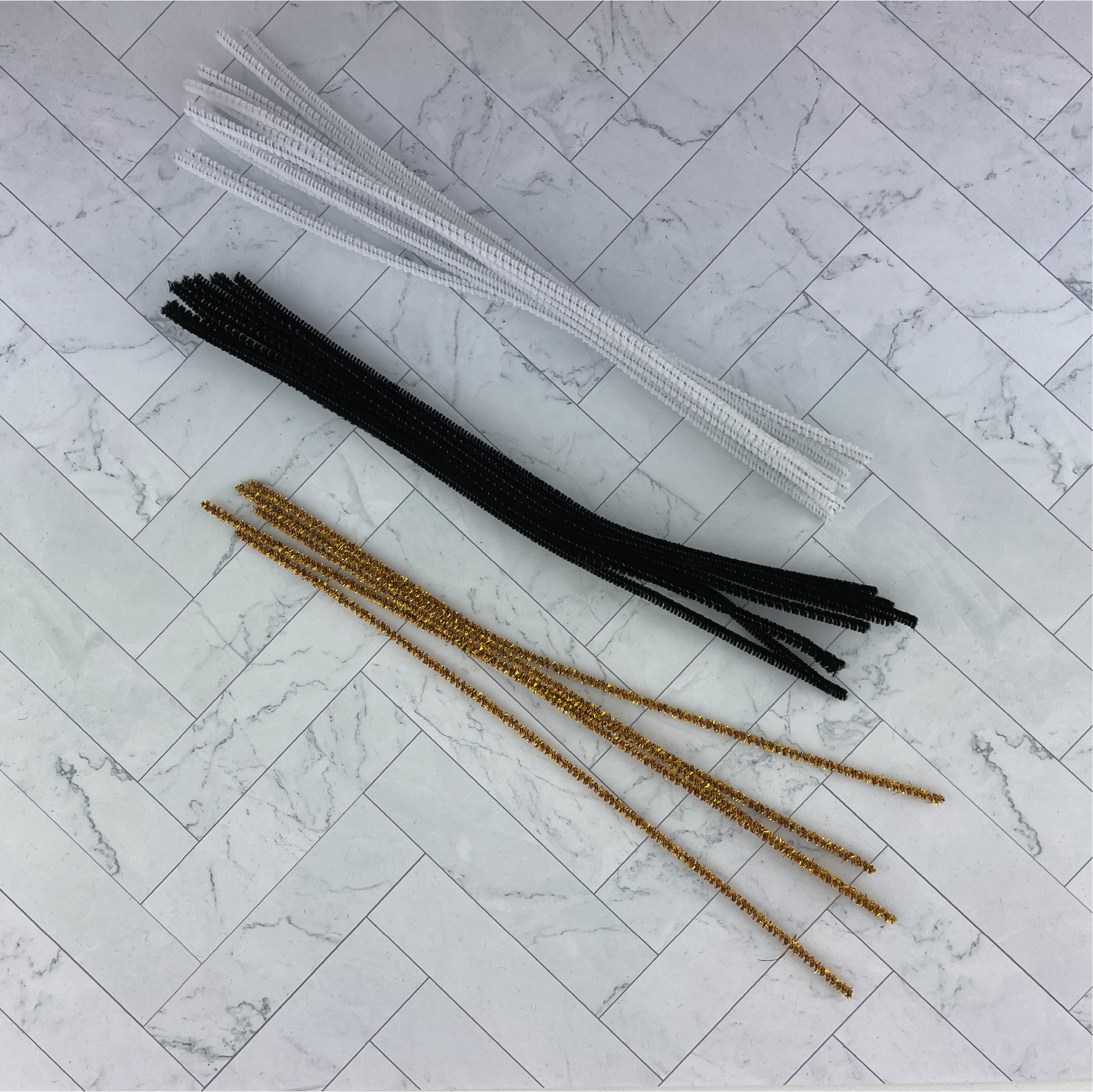 3mm Chenille Stems and B.J. Long Pipe Cleaners