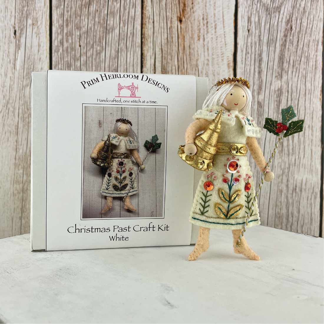 Craft Kit Ghost of Christmas Past for MmmCrafts Ebenezer Ornaments Series