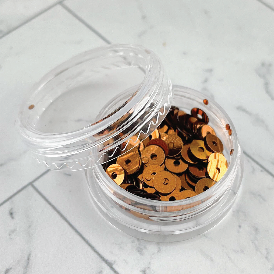 4mm Flat Sequins Root Beer