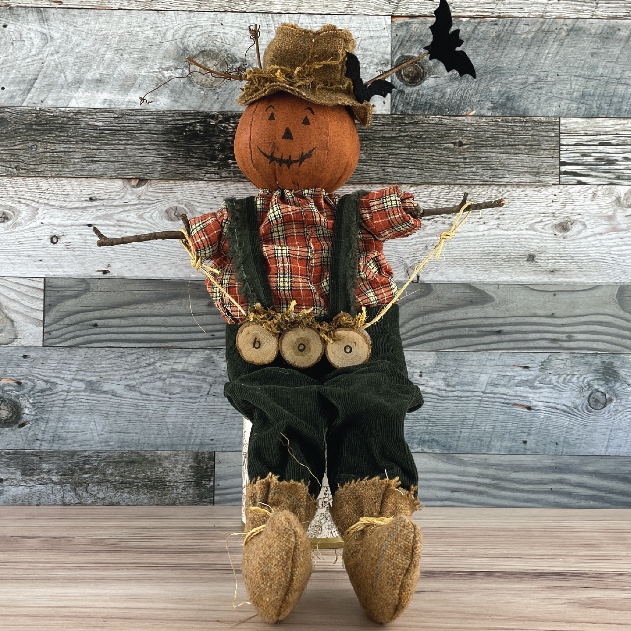 Bastian Boo Decorative Scarecrow Pumpkin Doll EPattern