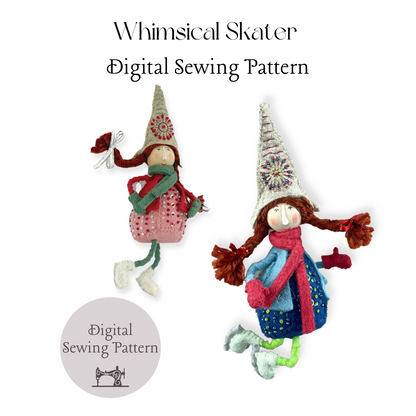 Whimsical Skater E-pattern and instructions