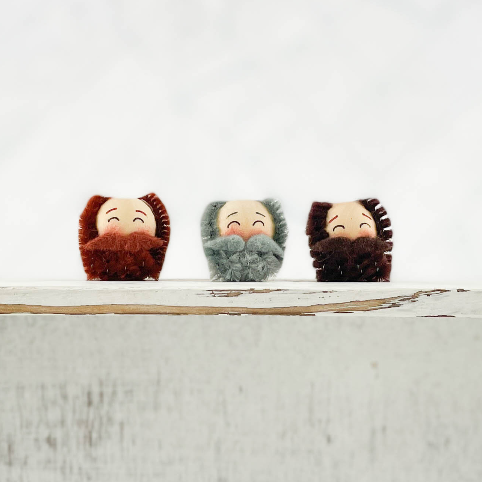 Ghost of Christmas Present Ebenezer Series Wooden Heads 20mm