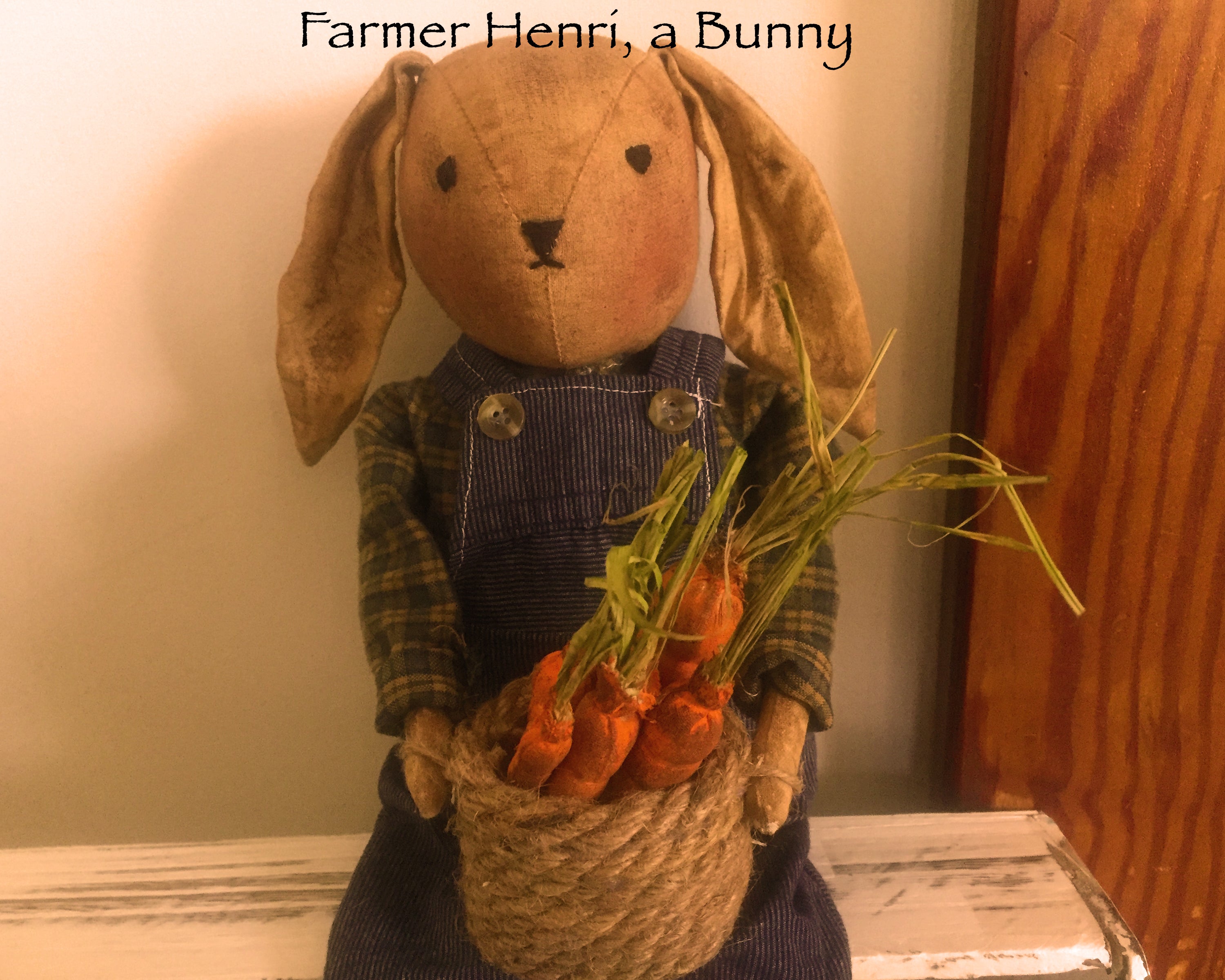Farmer Henry, A Bunny Sewing Pattern