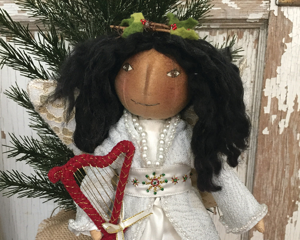 Christmas Angel Tree Topper Doll Sewing Pattern