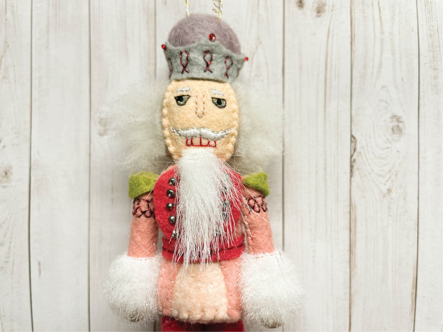 Nathan the Nutcracker Embroidery and Hand Sewing Pattern