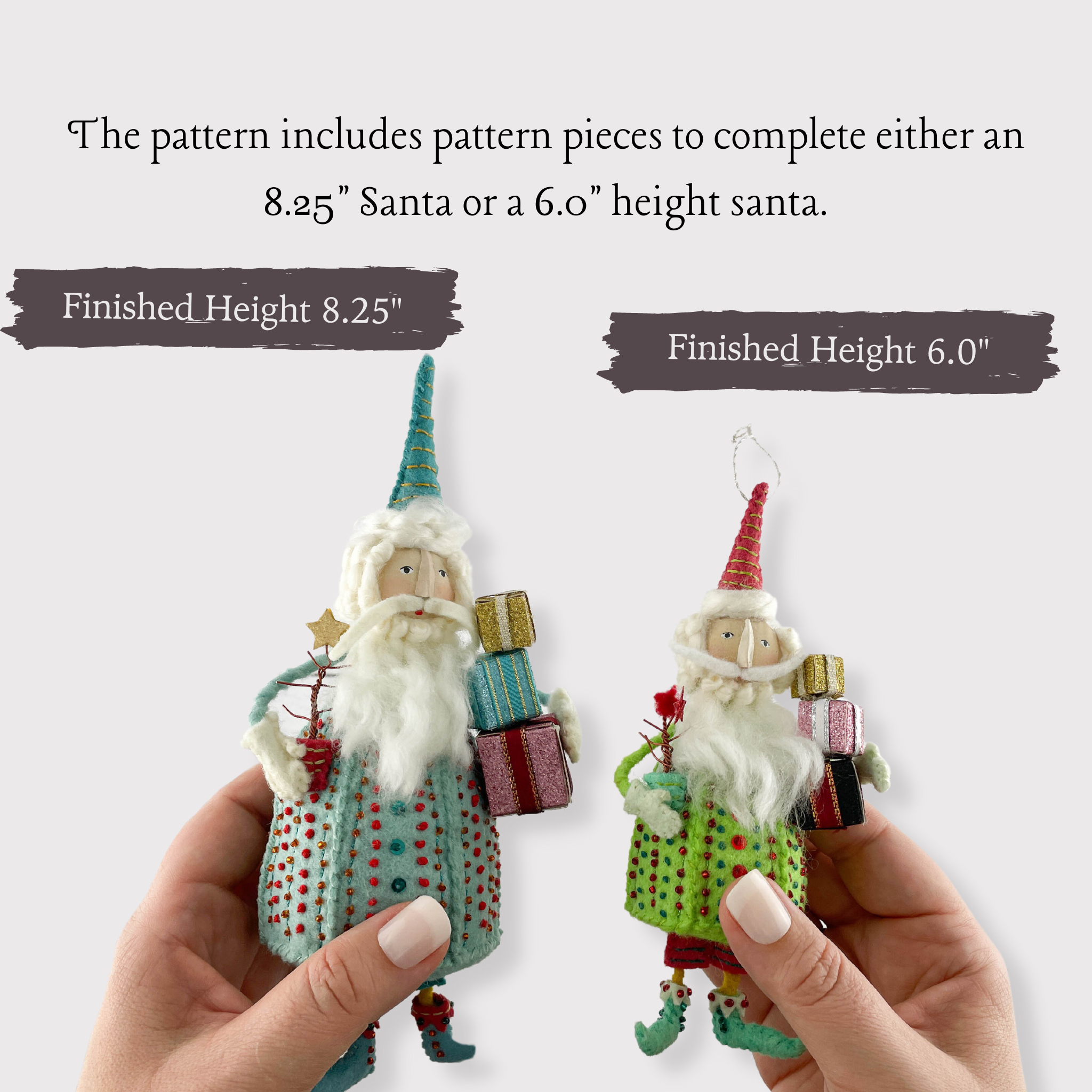 Whimsical Santa E-Pattern and Instructions