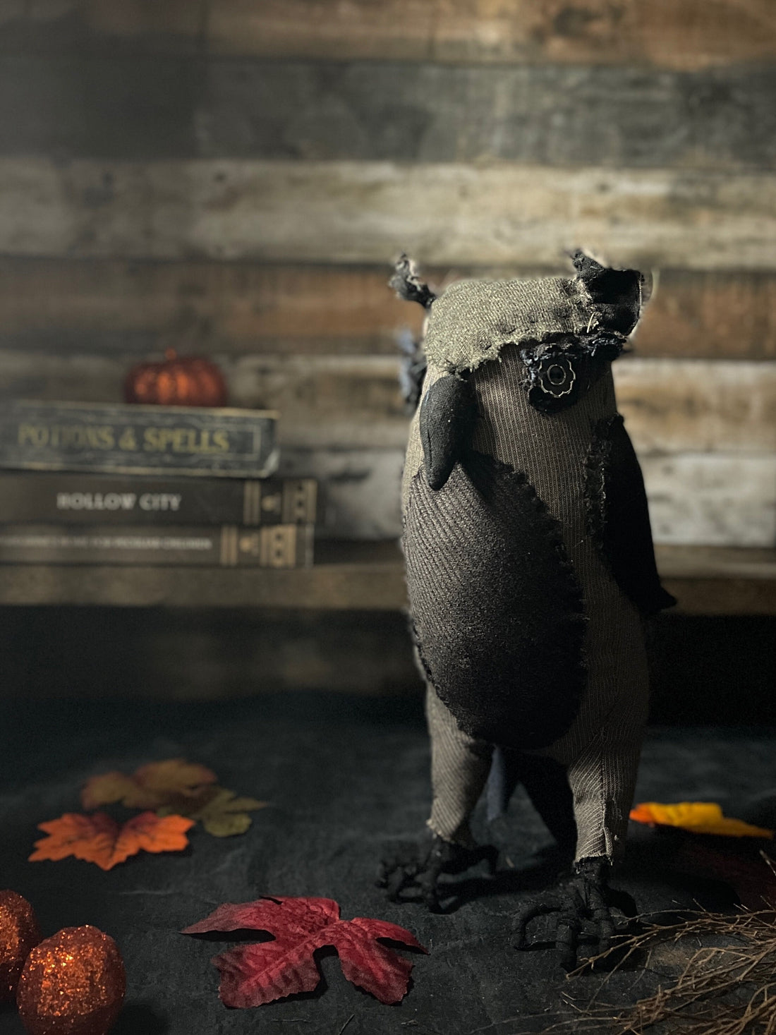 Witch Owl /Halloween Decorations Indoor / Dark Academia Decor