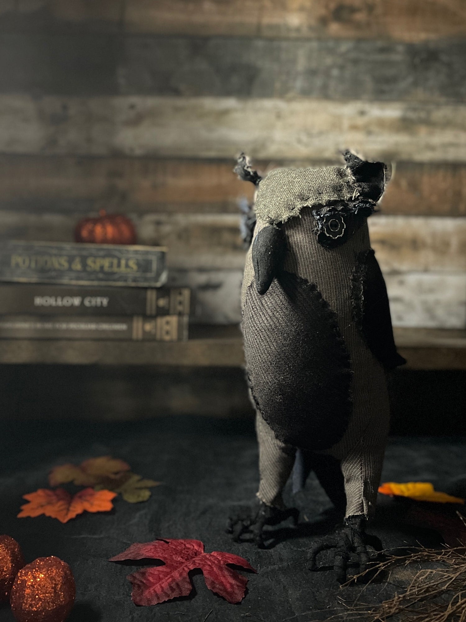 Witch Owl /Halloween Decorations Indoor / Dark Academia Decor