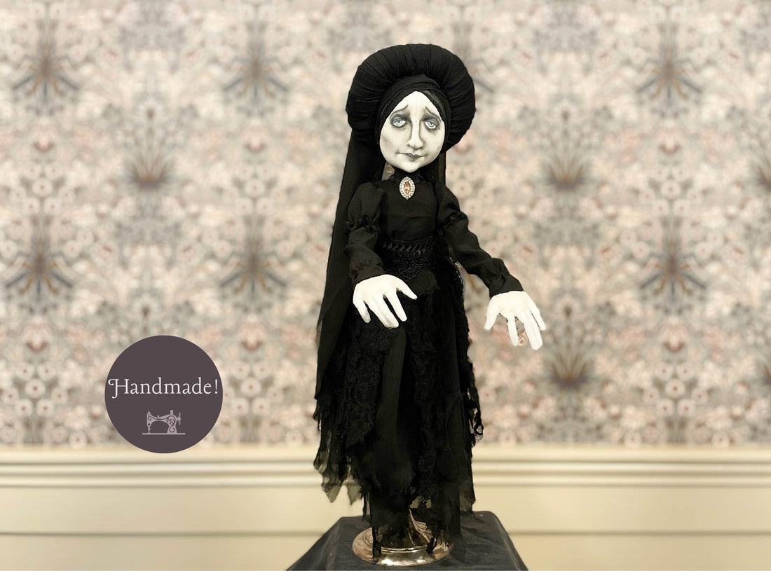 One of a Kind Handmade Halloween Ghost Doll Abigail