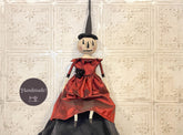 One of a Kind Handmade Halloween Ghost Pumpkin Doll