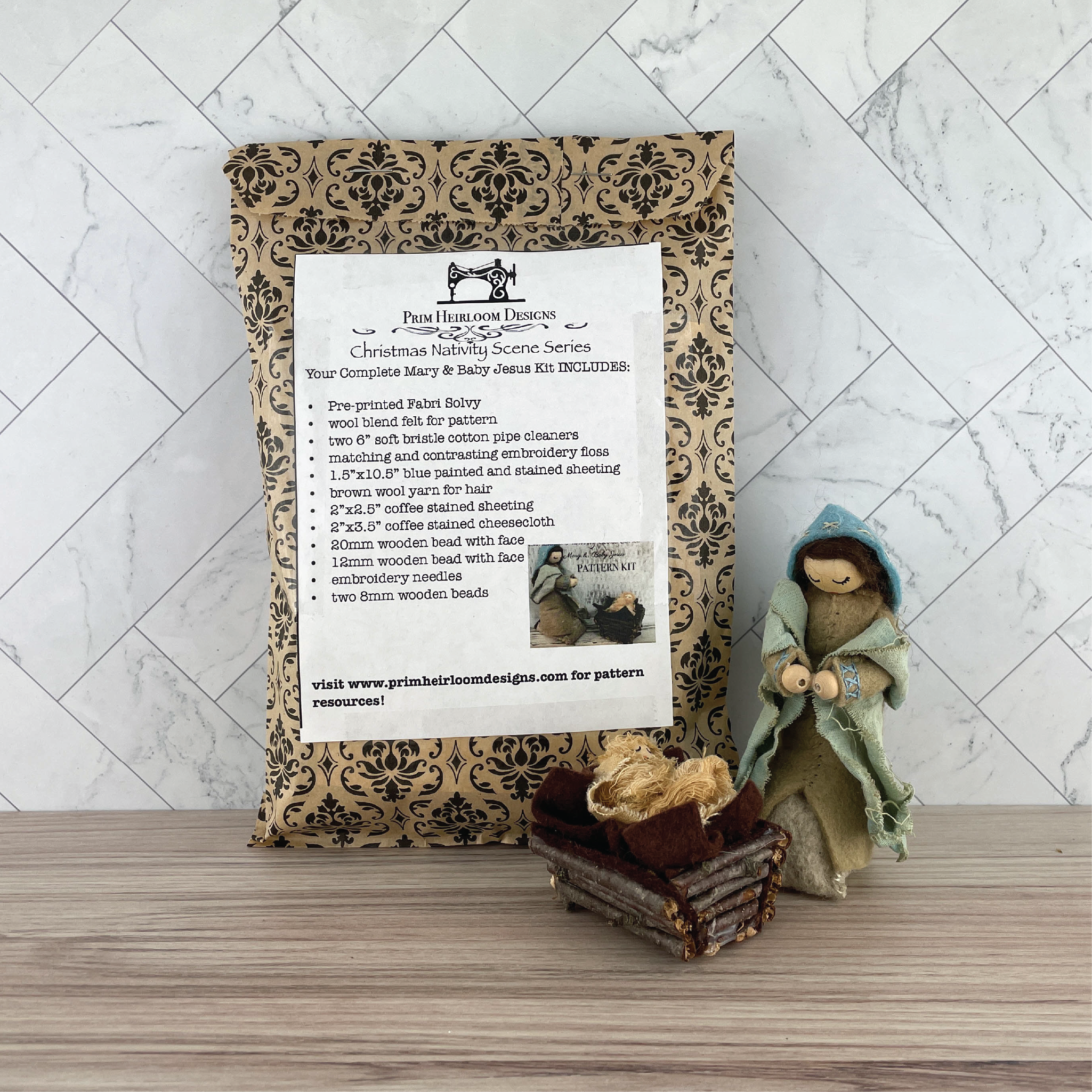 Christmas Nativity Series Mary &amp; Baby Jesus Craft Kit