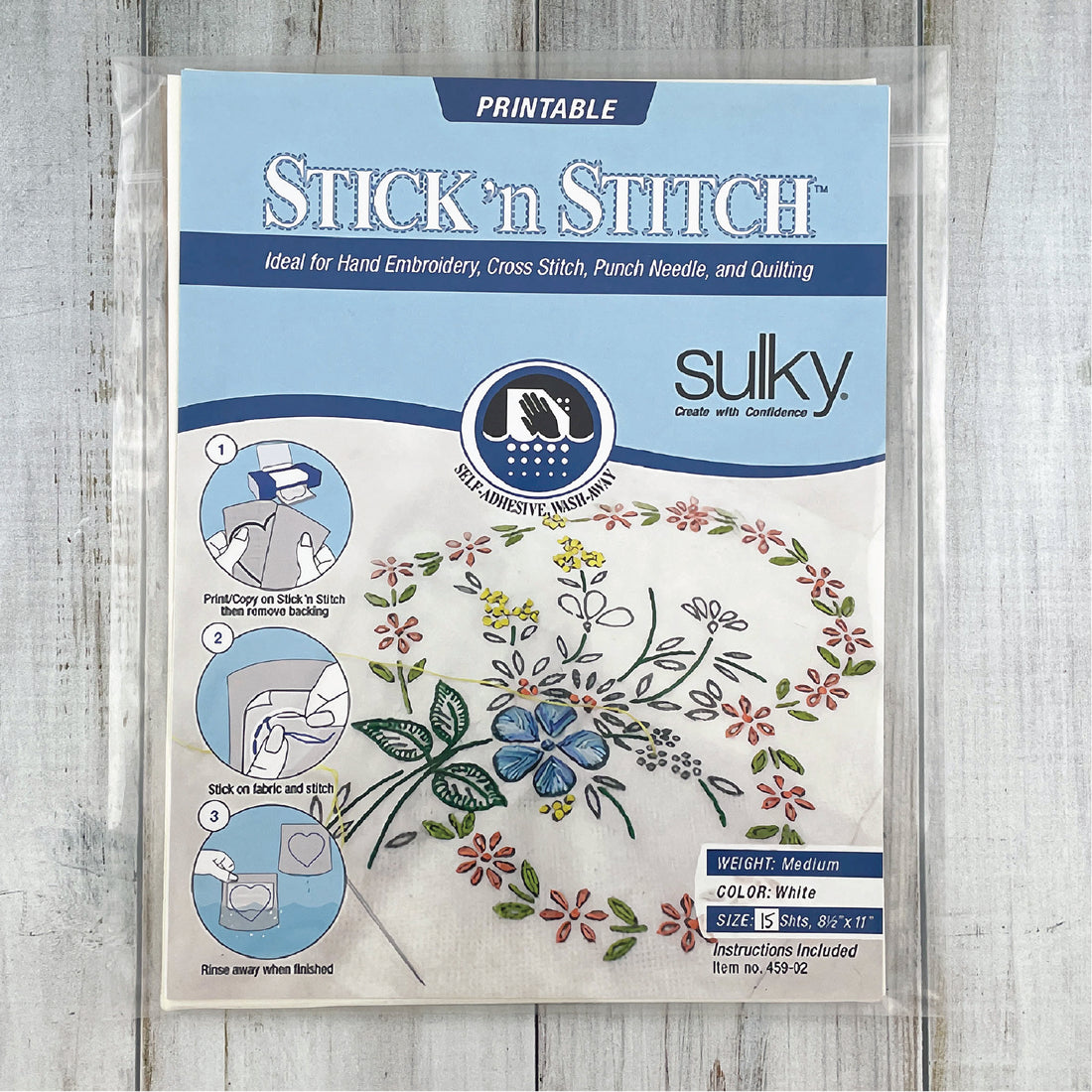 Printable Sticky Fabri-Solvy (Sulky Brand) Flat Rate